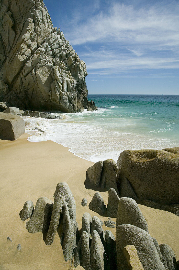 Beach at tip of Baja, Cabo San Lucas, Mexico