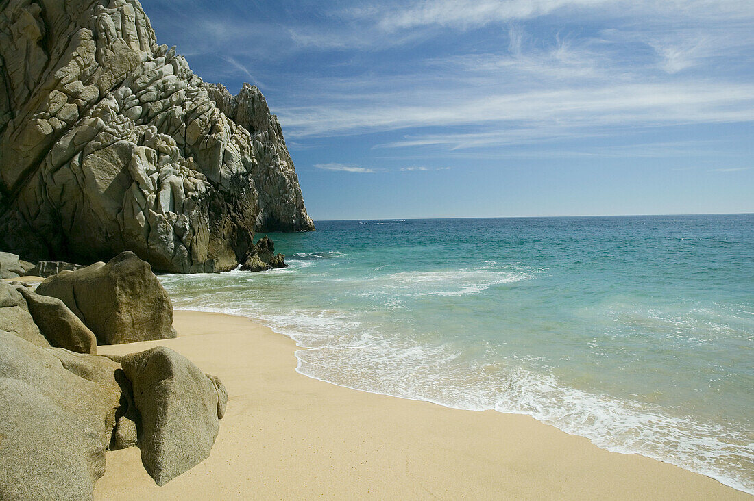 Beach at tip of Baja, Cabo San Lucas, Mexico