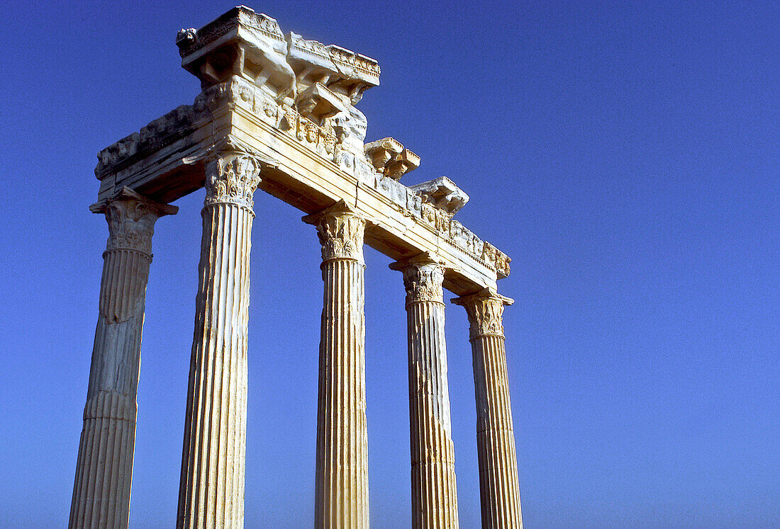 Ruins of the Temple of Apollo and Athena. Side. Turkey
