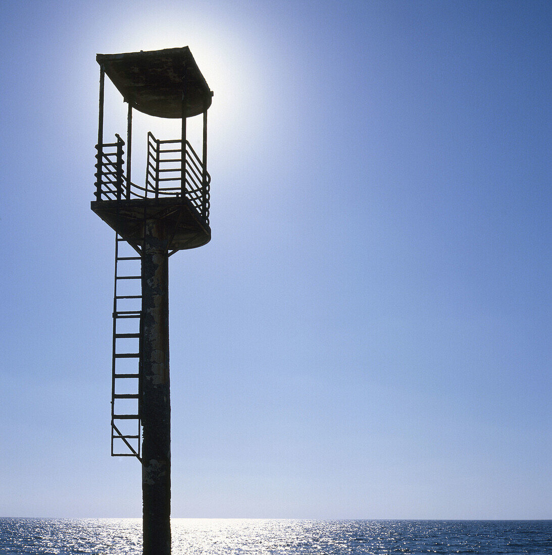 Lifeguard s tower. Cabo de Gata. Spain