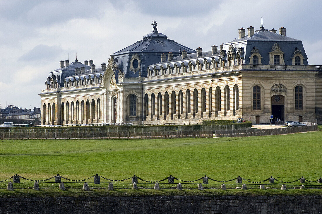 Façade of the Grand Stables. Chantilly. France