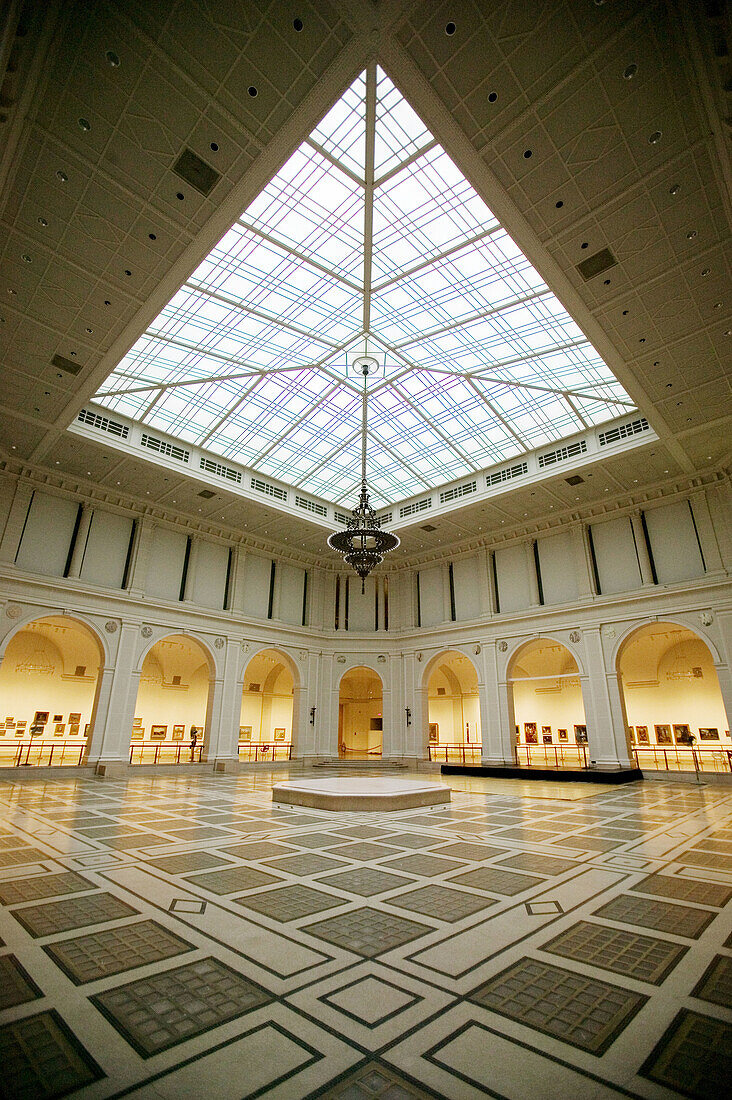 Courtyard of the Brooklyn Museum of Art. Brooklyn. New York City. New York. United States