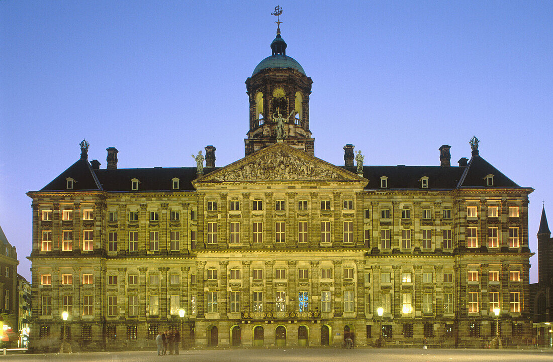 Royal Palace. Dam Square. Amsterdam. Holland