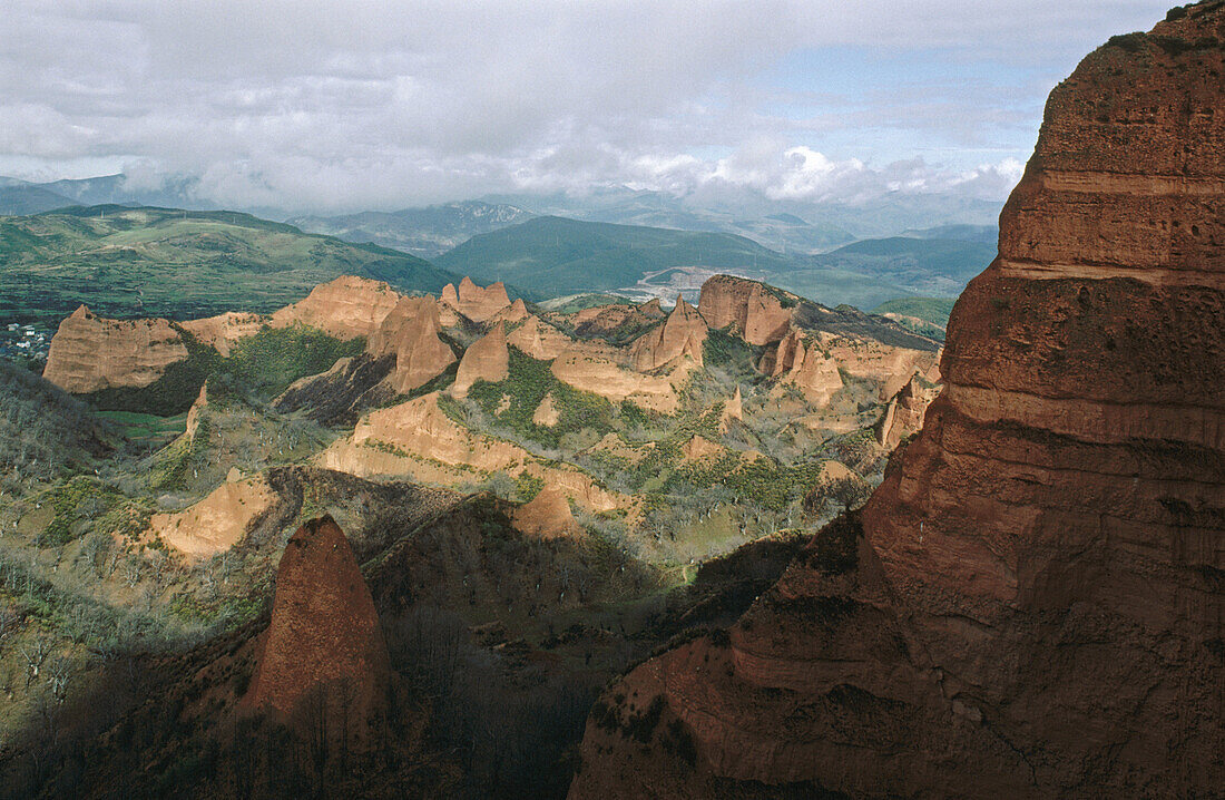 Las Médulas, ancient roman gold mining site. León province. Spain