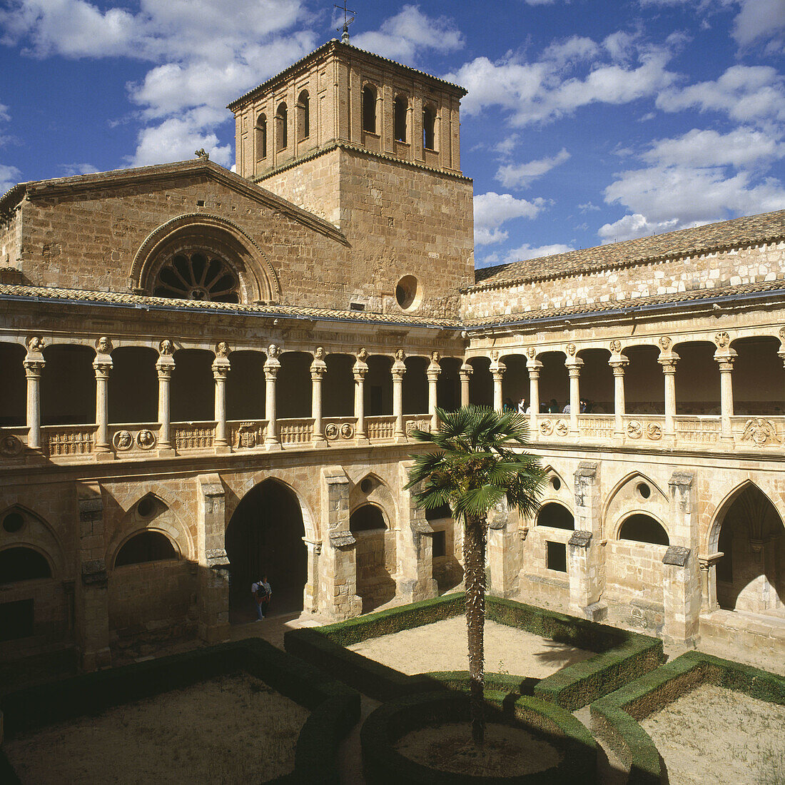 Monastery of Santa Maria de Huerta. Soria province, Castilla-León, Spain