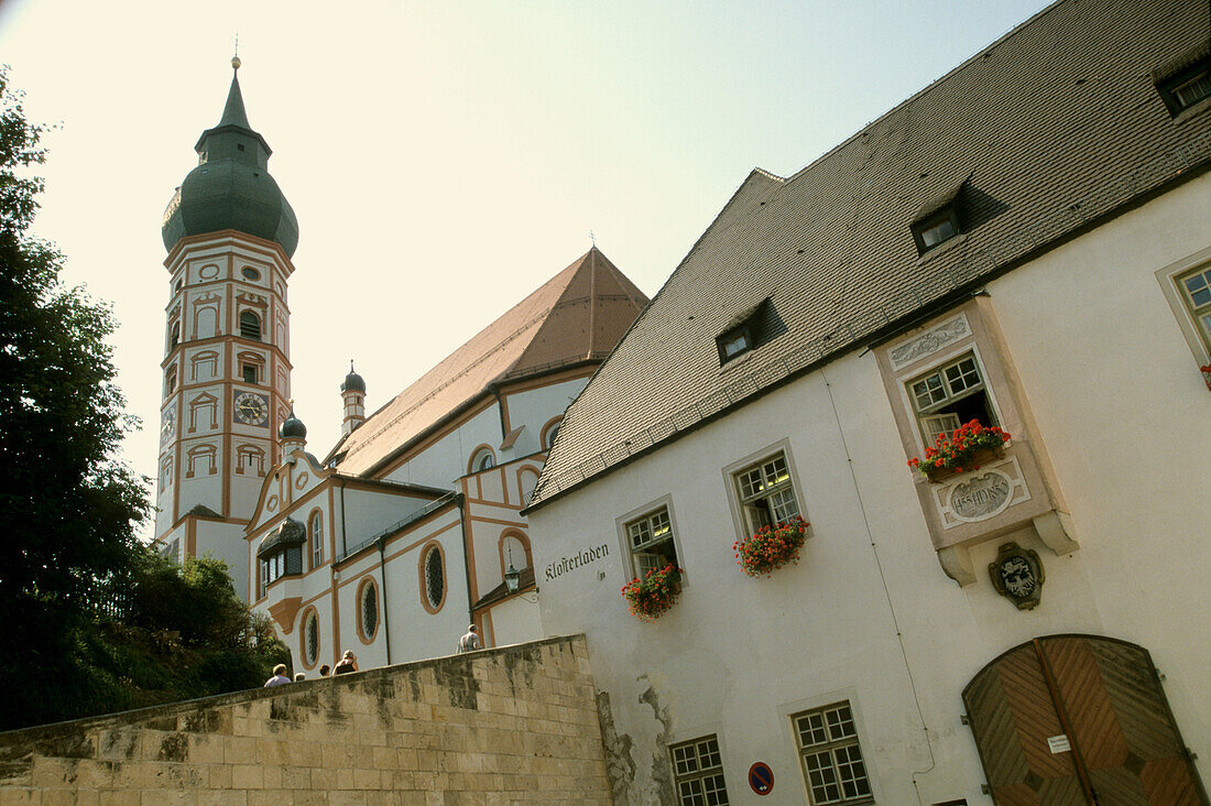 Klosterkirche Andechs in der Nähe von Ammersee, Kirchen in Bayern, Deutschland
