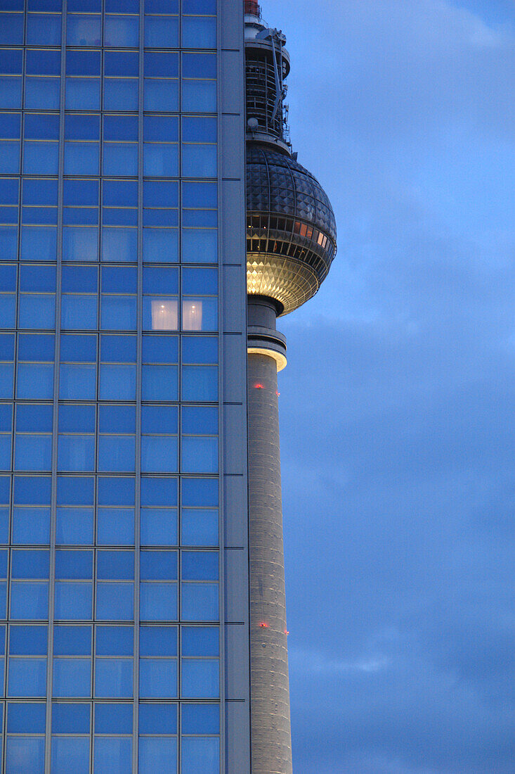 Television Tower in the evening, Berlin, Germany