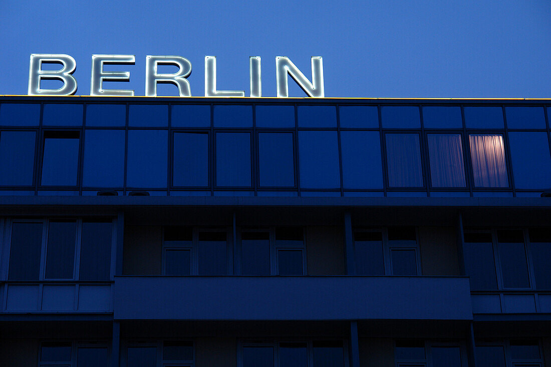 Neon writing, Berlin, Germany