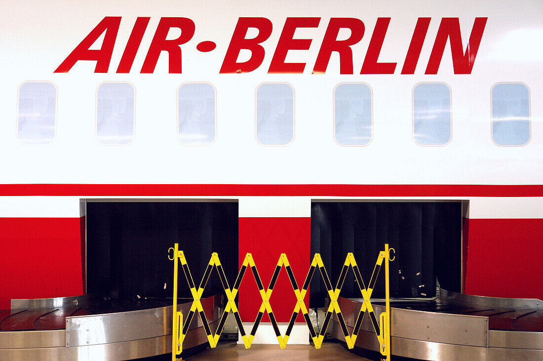 Baggage Conveyor Belt of Air Berlin Airlines, Germany