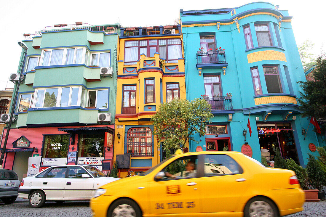 Farbige Fassaden, Istanbul, Türkei