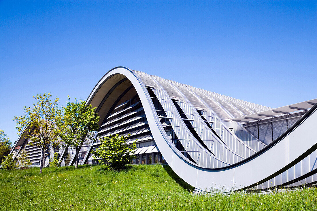 Paul Klee Centre, Landscape sculptur, Museum, designed by Italian architect Renzo Piano, Berne, Switzerland