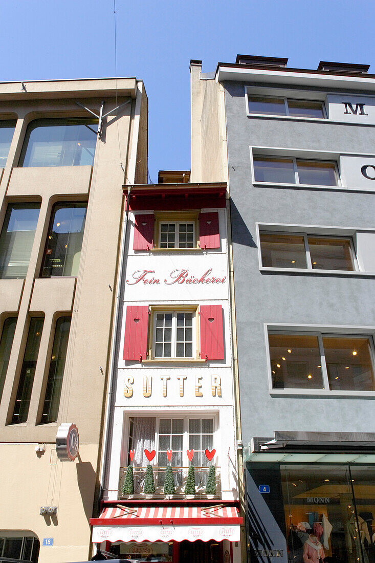 Kleine Bäckerei, Bäckerei Sutter, Basel, Schweiz