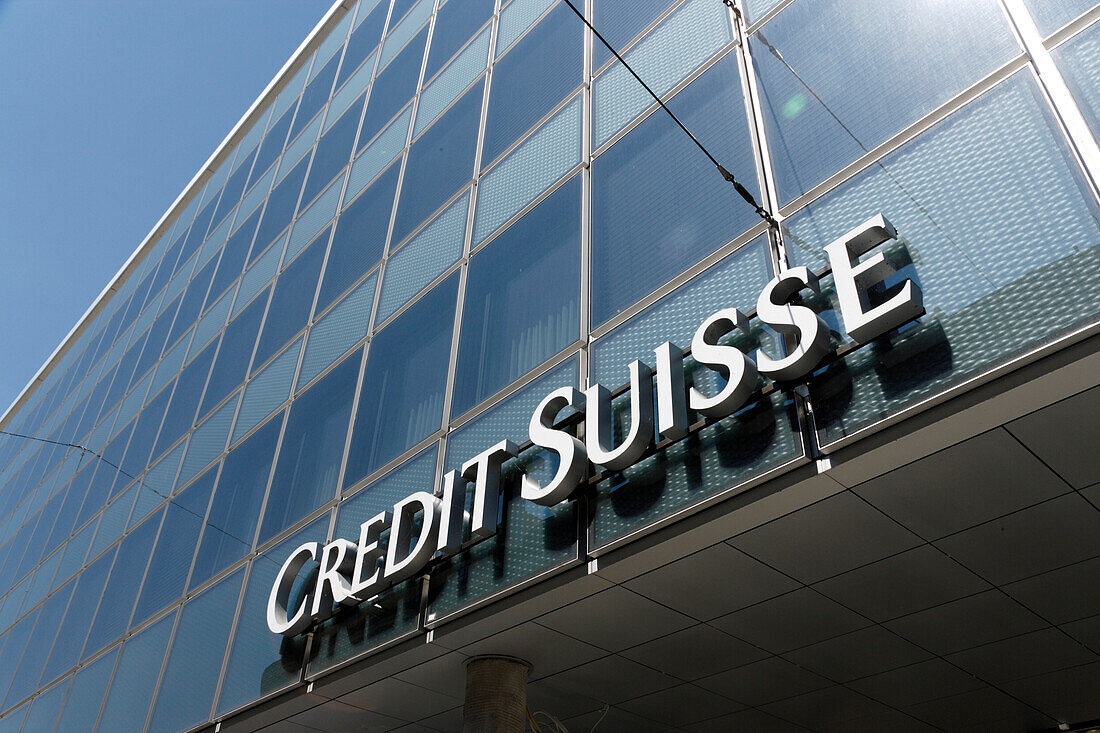Bank, Credit Suisse, Basel, Schweiz