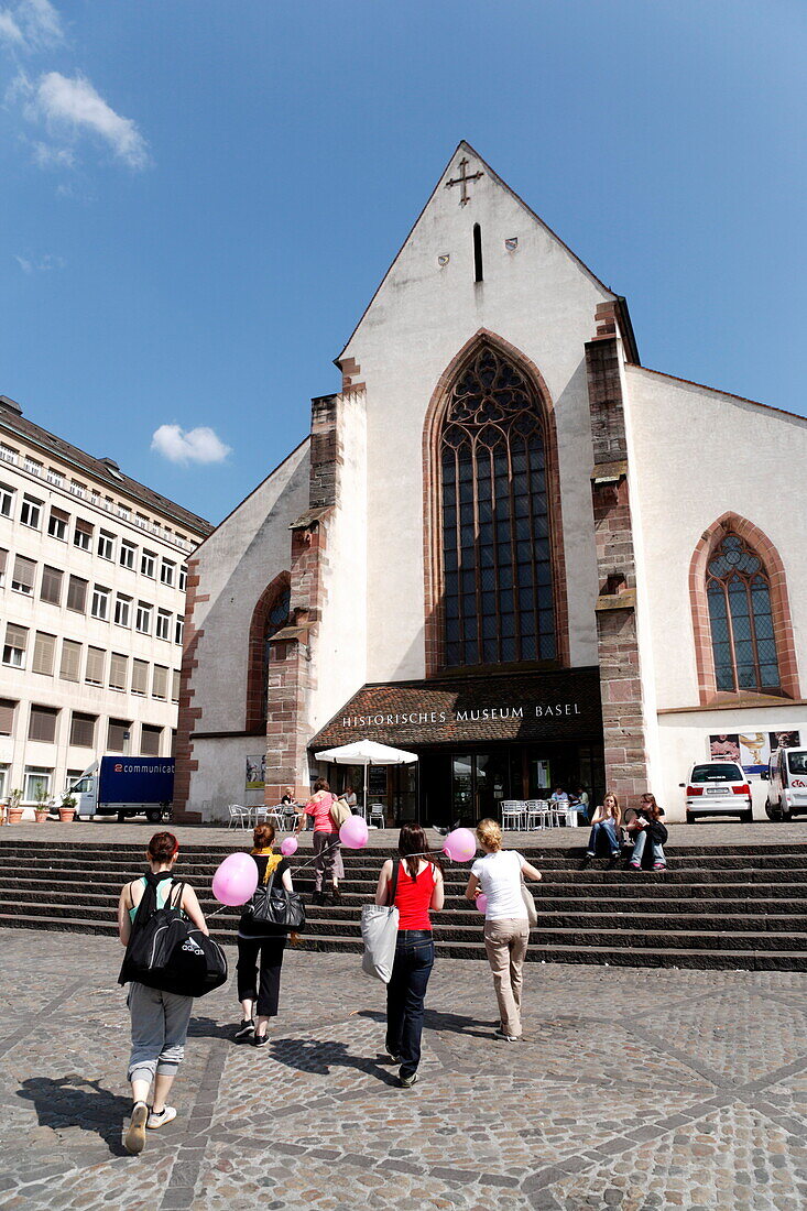 Barfüsserkirchen, Historisches Museum, Barfüsserplatz, Basel, Schweiz