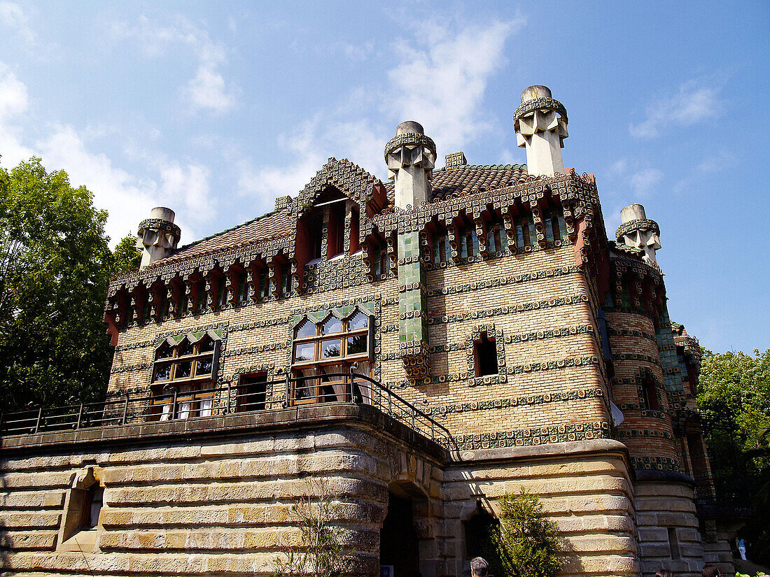 El Capricho by Gaudí (built 1885), Comillas. Cantabria, Spain