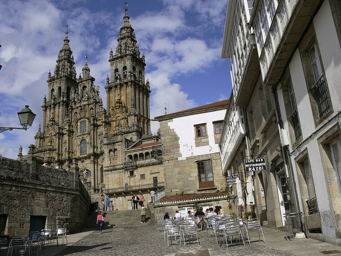 Cathedral, Santiago de Compostela. La Coruña province, Galicia, Spain