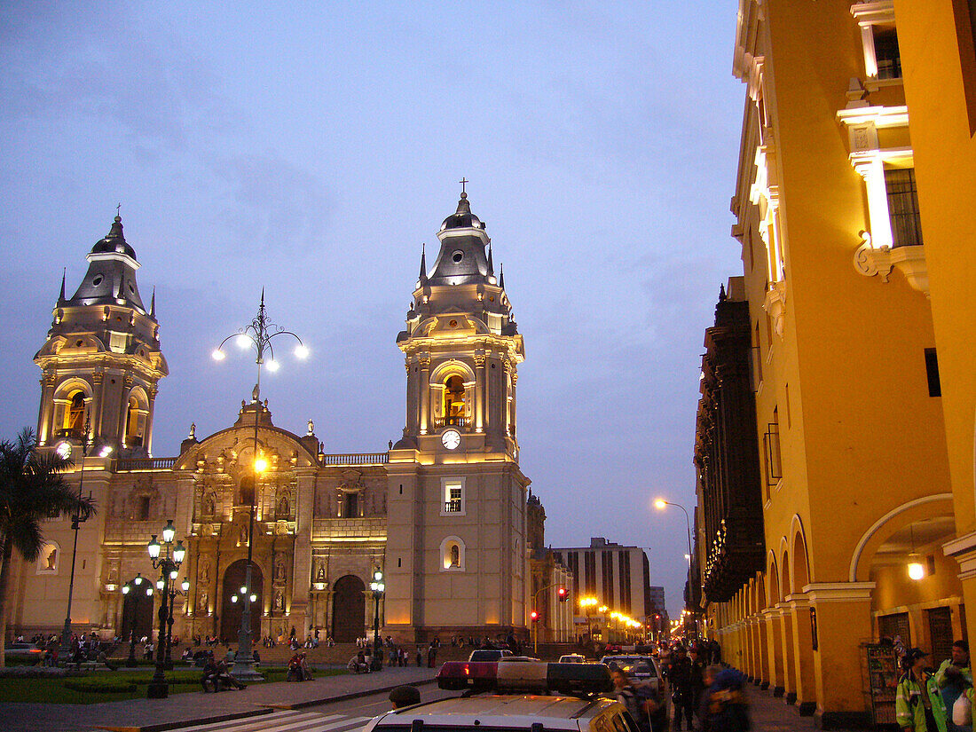 Cathedral. Historic centre. Lima. Peru
