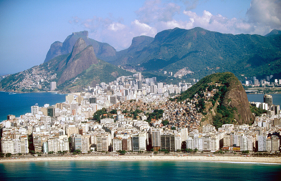 Copacabana in Rio de Janeiro. Brazil