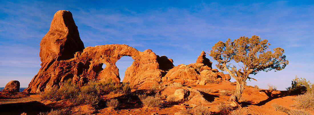 Turret arch. Arches National Park. Utah. USA