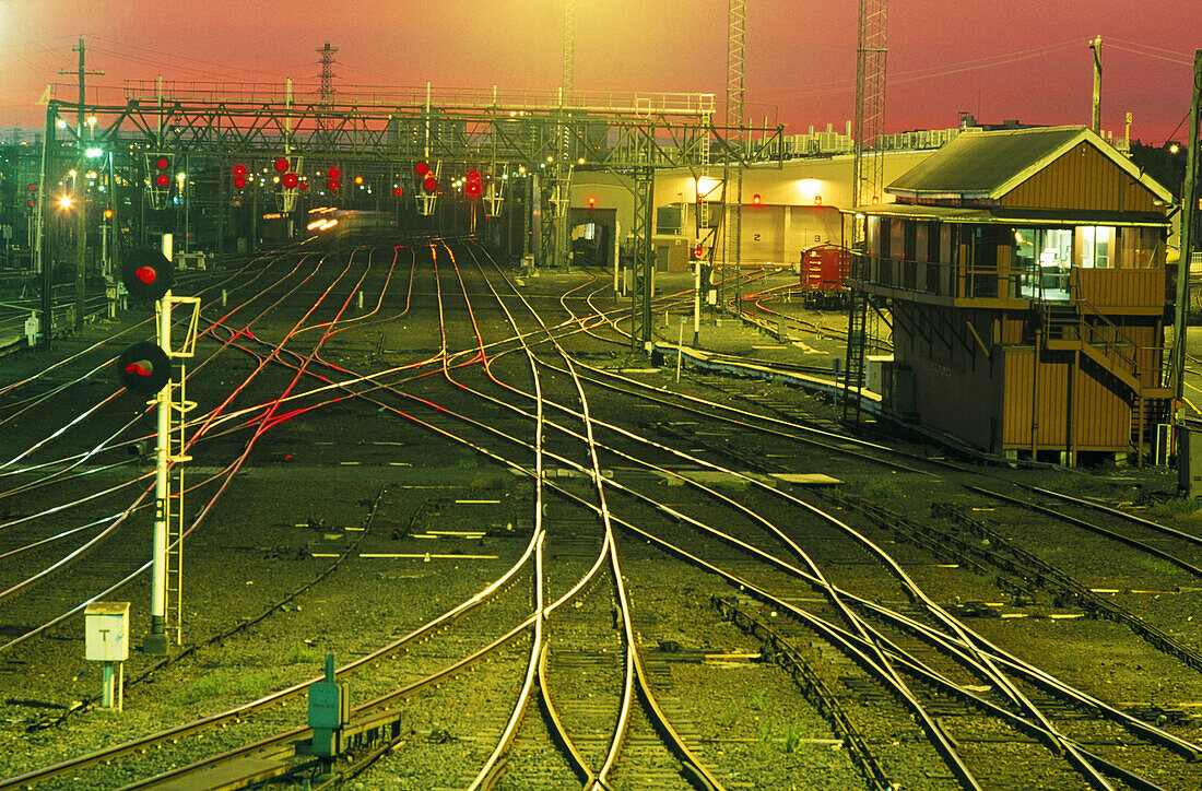 Spencer Street Train Station in Melbourne. Australia