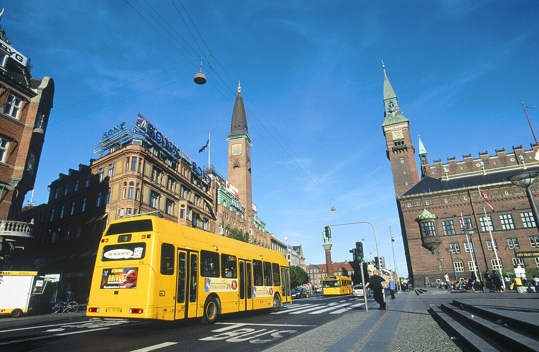 Radhus Pladsen (City Hall Square). Copenhaguen. Denmark