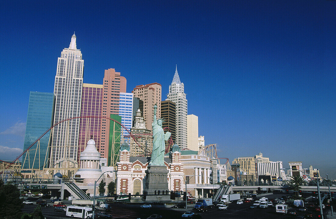 New York, New York Hotel & Casino. The Strip. Las Vegas . Nevada, USA