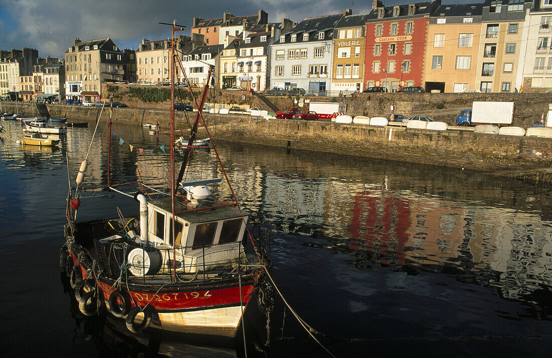 Fishing Harbour in Douarnenez. Brittany, France