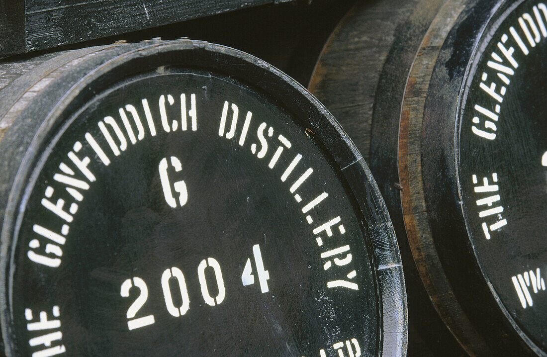 Glenfiddich distillery. Dufftown. Scotland. UK.