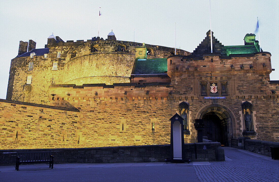 Castle. Edinburgh. Scotland. UK.