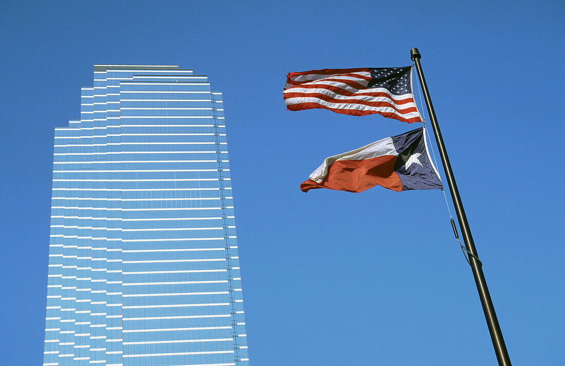 Texas flag. Dallas. Texas. USA.
