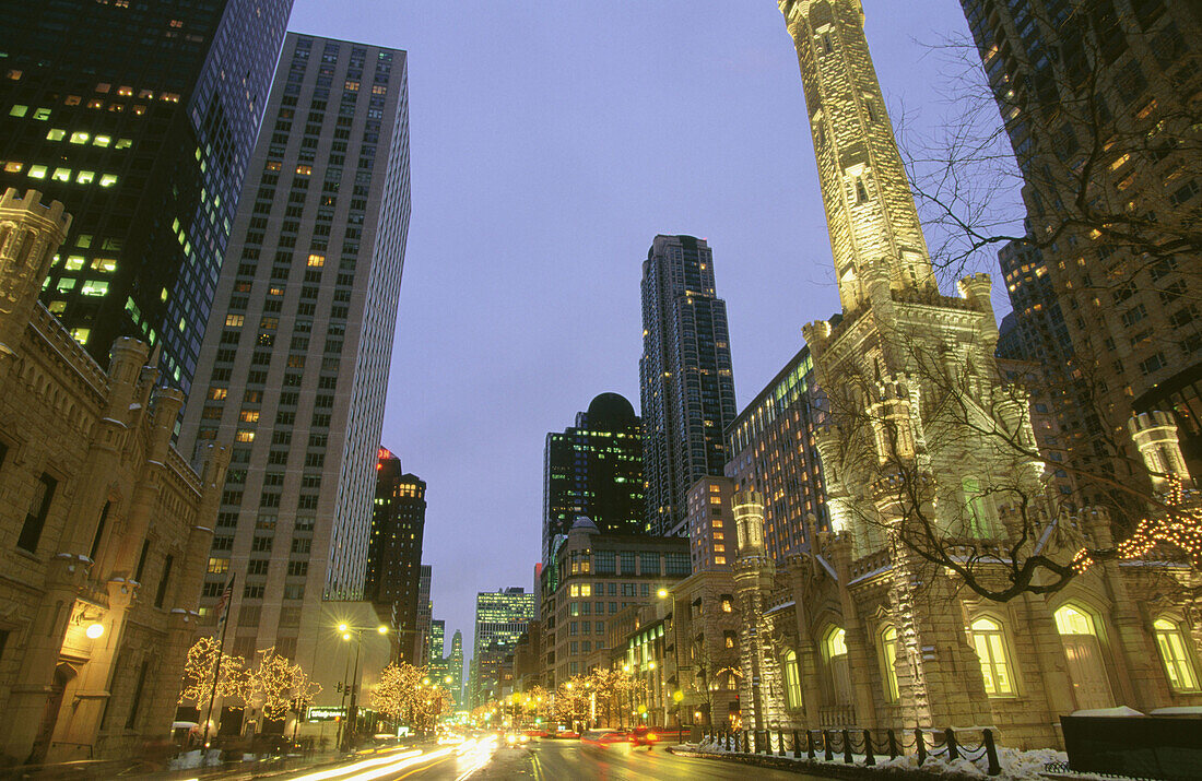 North Michigan Avenue. Chicago. Illinois. USA.