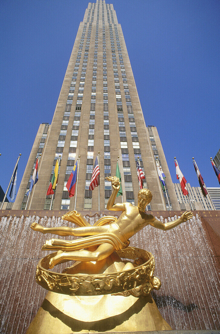Prometheus. Rockefeller Center. New York city. USA.