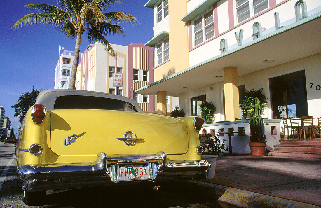 Art Deco district. Miami Beach. Florida. USA.
