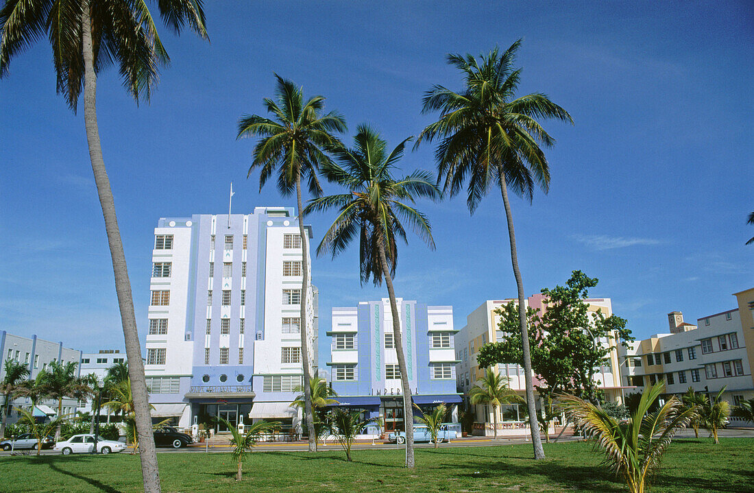 Art Deco district. Miami Beach. Florida. USA.