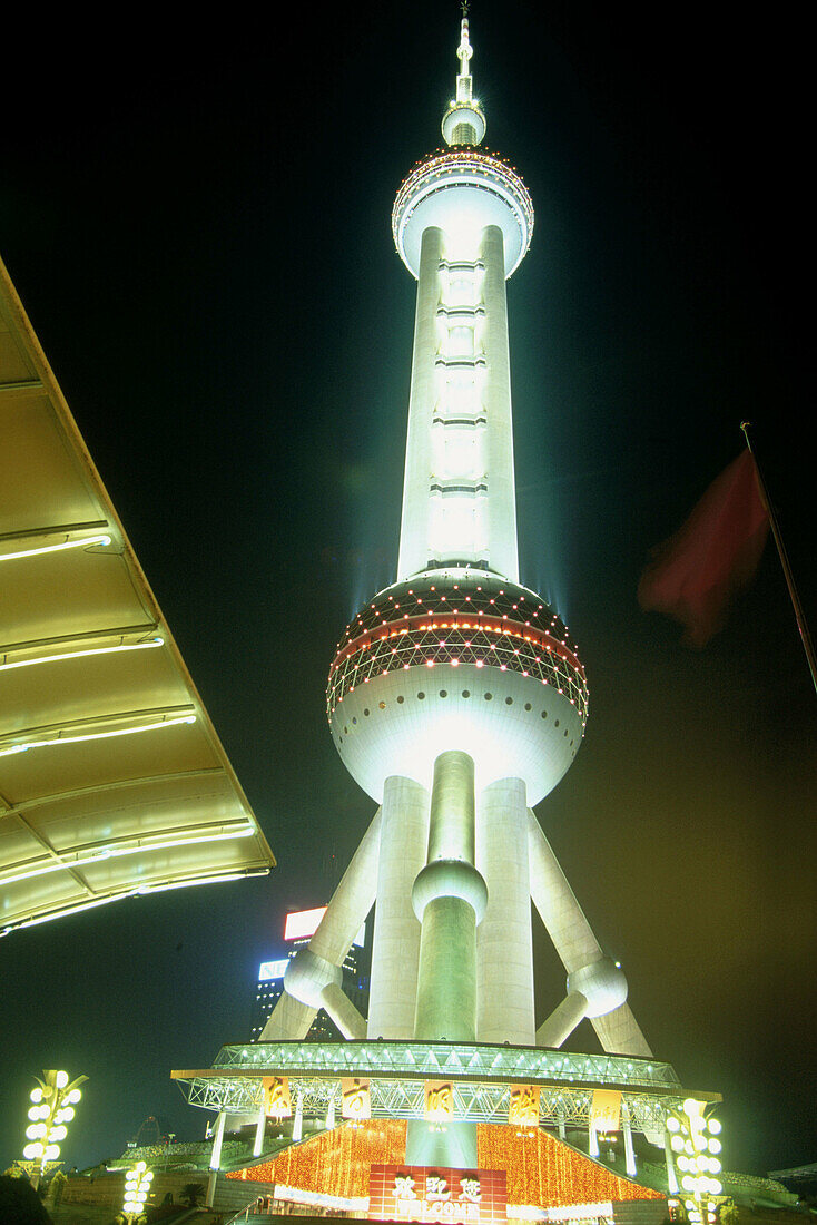 Pearl TV Tower. Pudong. Shanghai. China.
