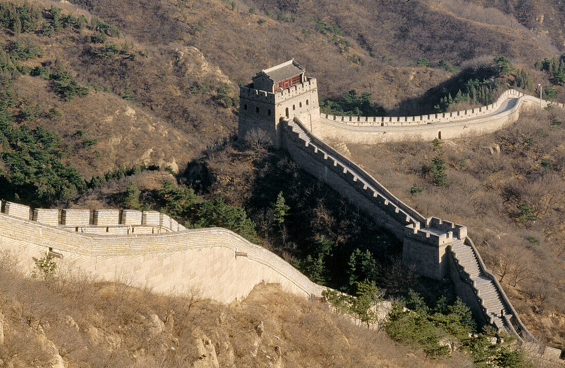 Great Wall. Badaling section. China.