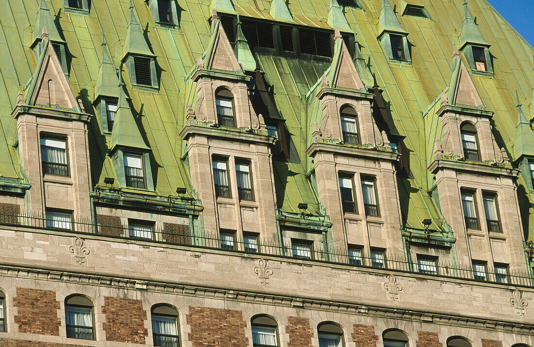 Frontenac Castle. Quebec City. Canada