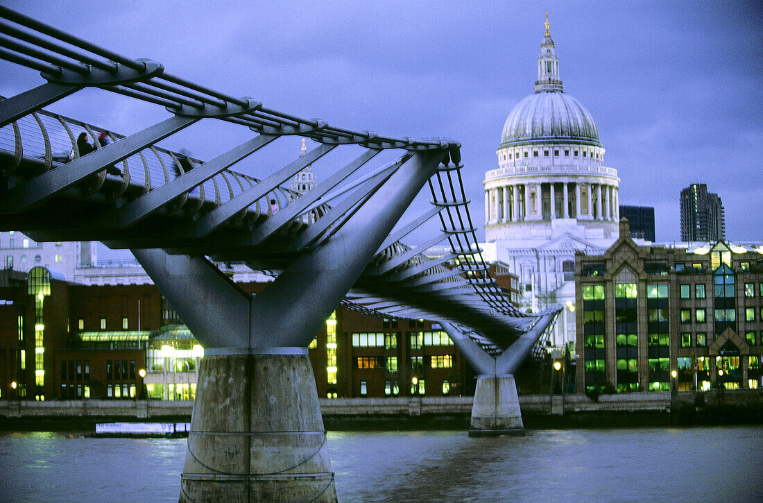 Millenium Bridge, London. England, UK