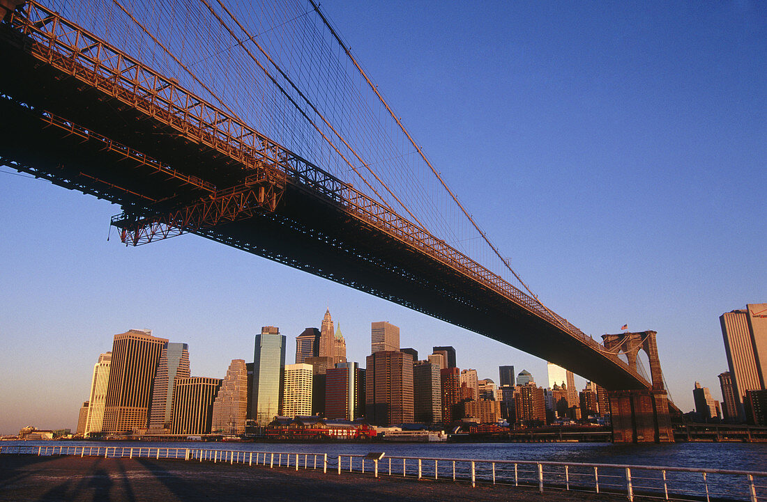 Brooklyn Bridge, Manhattan, NYC. USA