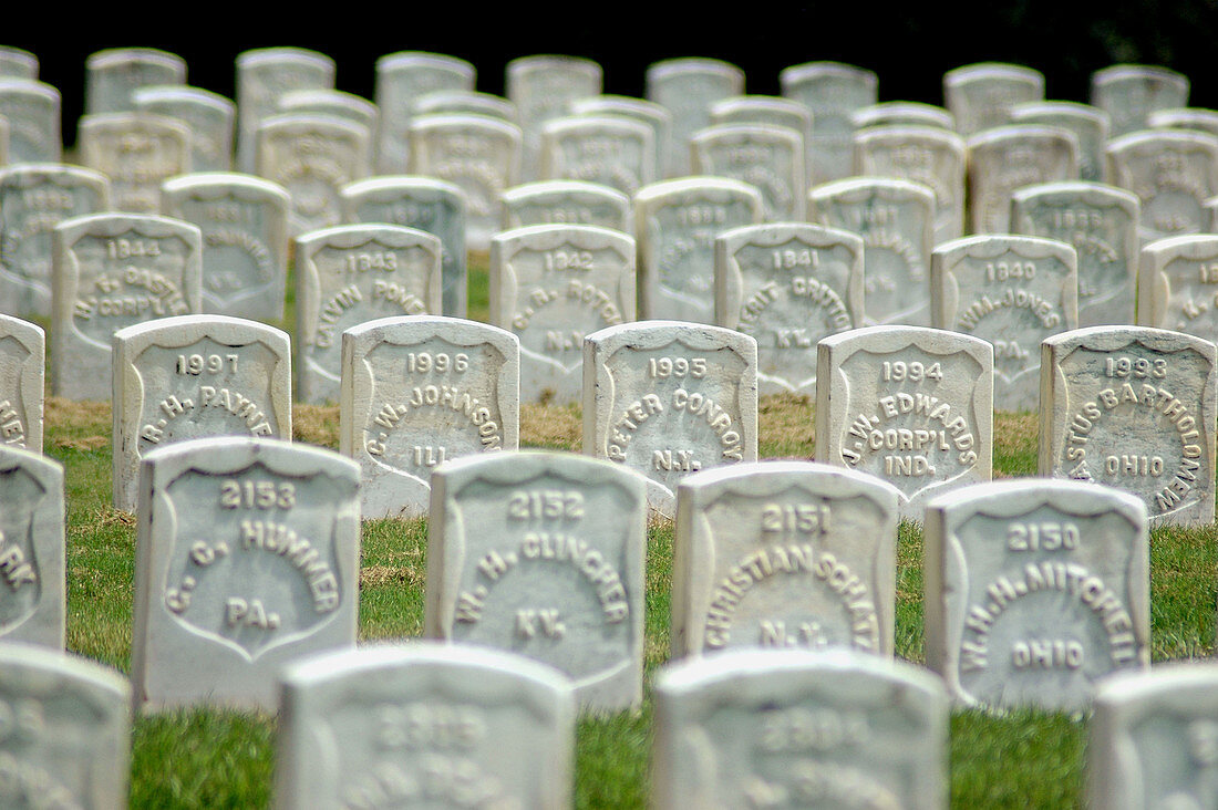 The National Prisoner of War Museum in Andersonville Georgia and USA National Veterans Cemetery and statues on site in Centeral Georgia south of Atlanta