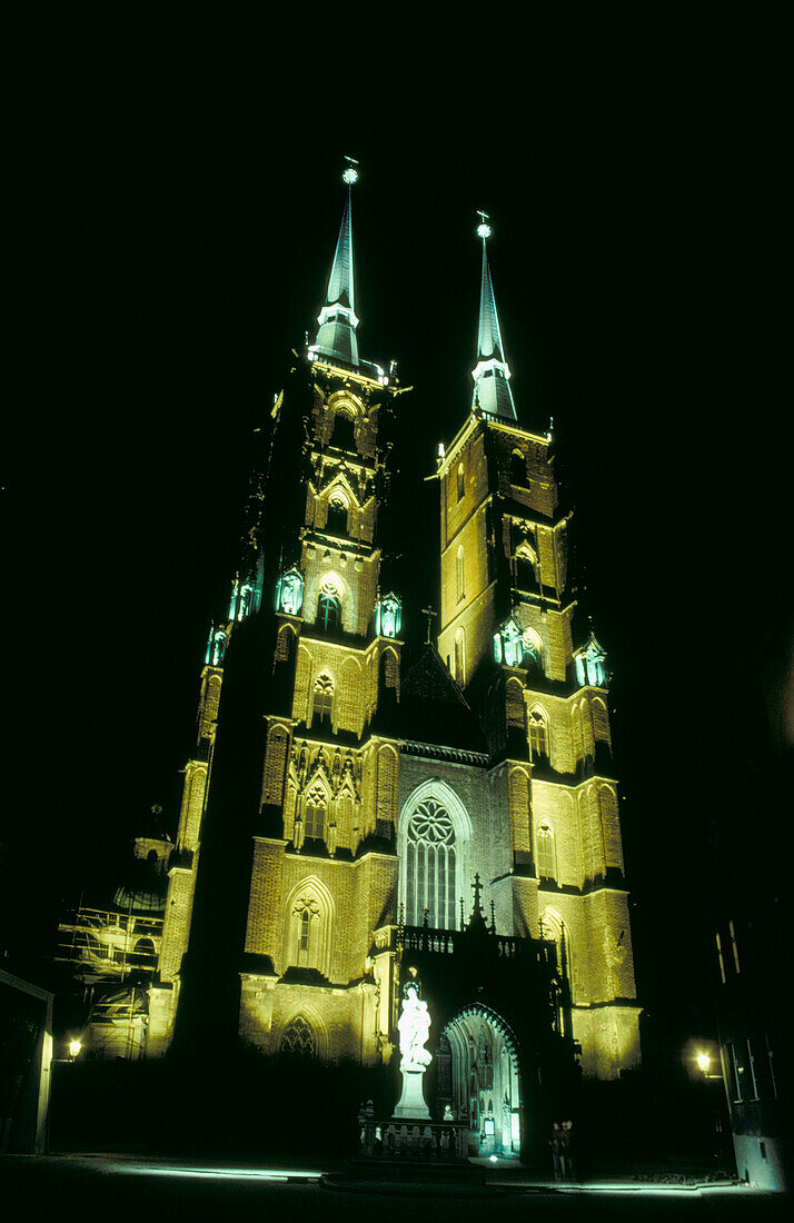 Gothic Cathedral. Wroclaw. Poland