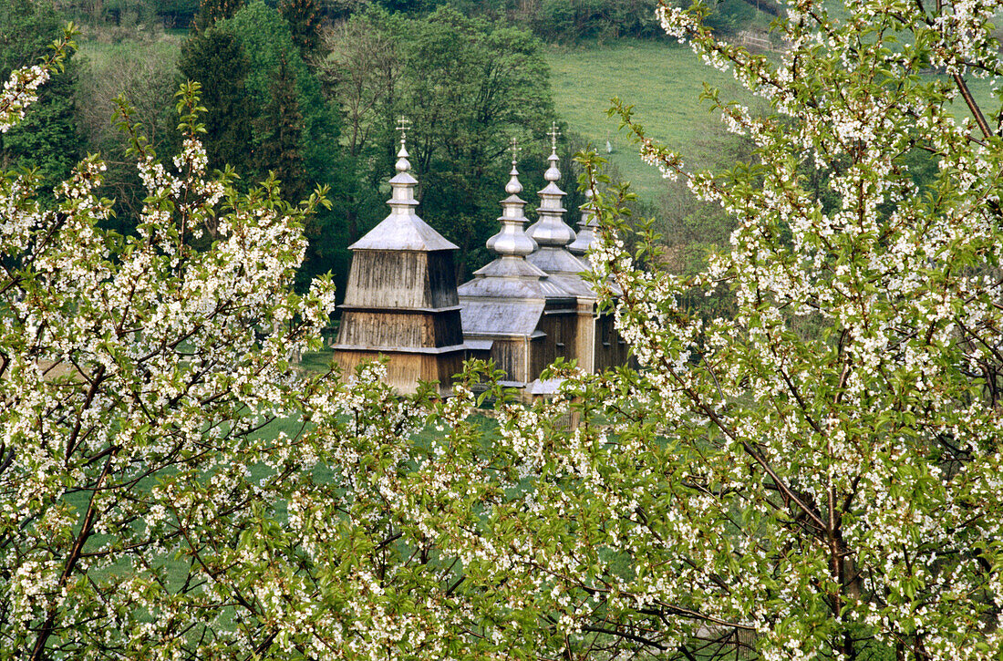 Orthodox church, Rzepedz, Bieszczady Mountains, Poland