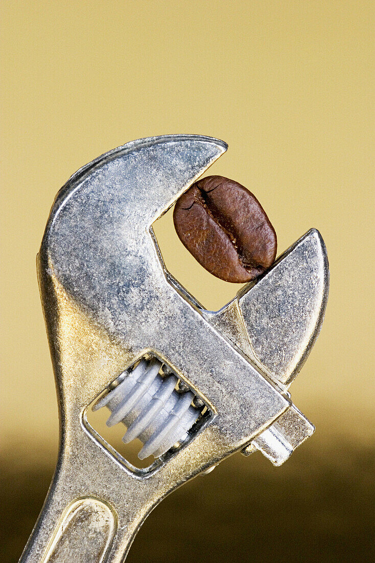  Adjustable wrench, Aroma, Aromatic, Close up, Close-up, Closeup, Coffee, Coffee bean, Coffee beans, Coffee grain, Coffee grains, Color, Colour, Concept, Concepts, Crush, Crushing, Flavor, Flavour, Hold, Holding, Indoor, Indoors, Industrial, Industry, Ins