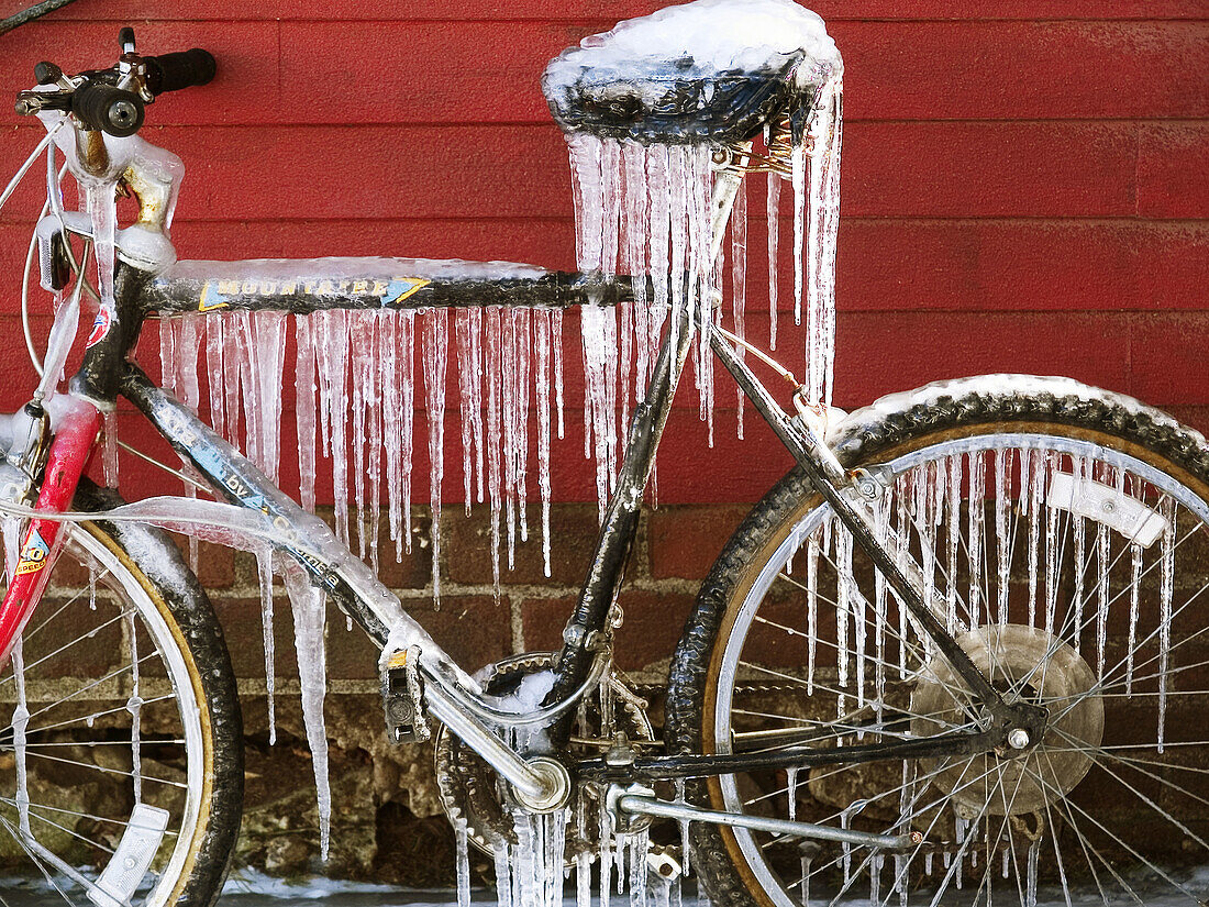 Ice on bike