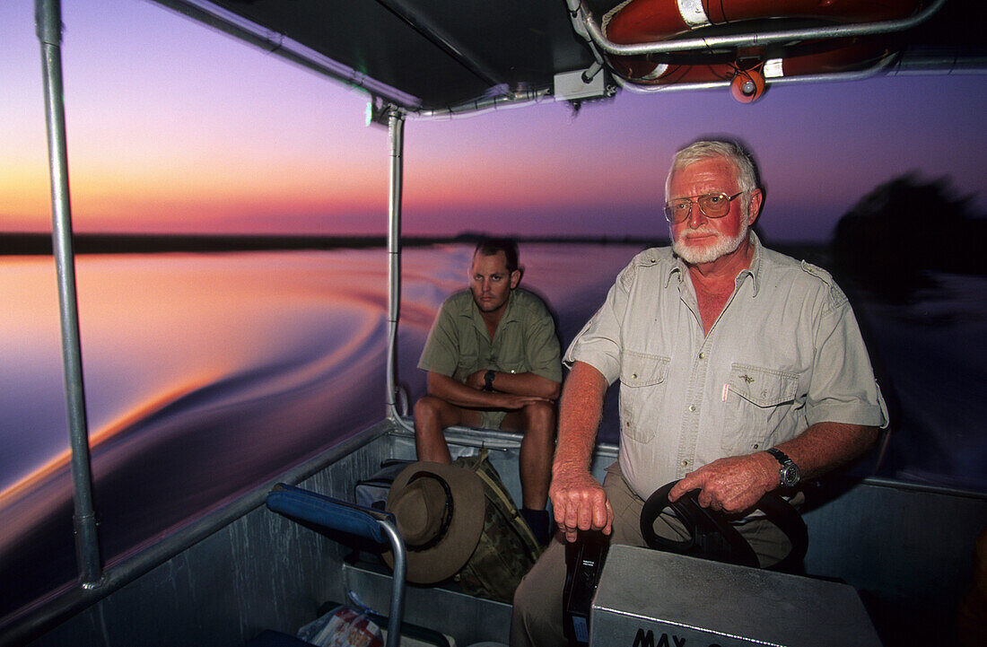 Bootsfahrt auf dem Cooper Creek Billabong im Arnhem Land, Australien