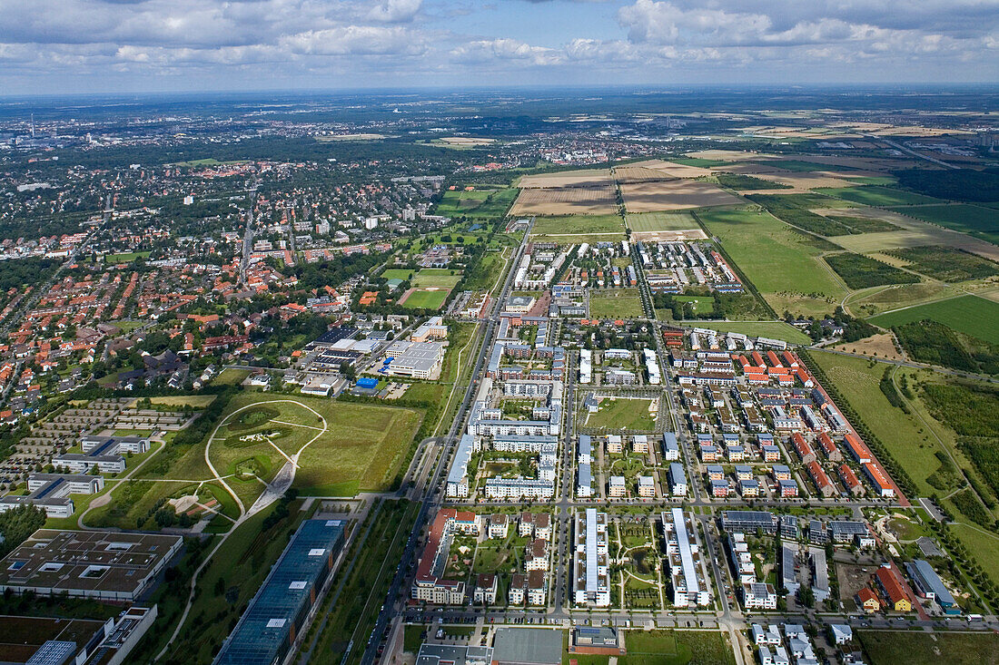 Wohngebiet von Hannover, Niedersachsen, Deutschland