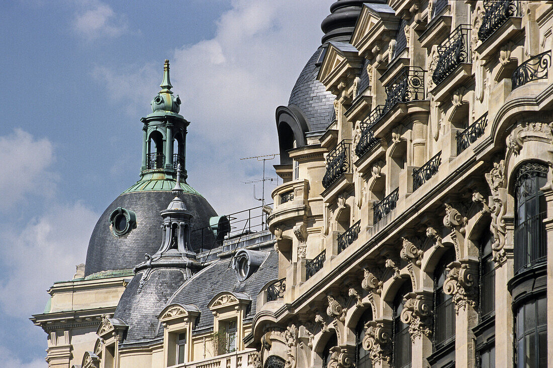 Architektur, Wohnhäuser der Belle Époque, Jahrhundertwende, Paris, Frankreich