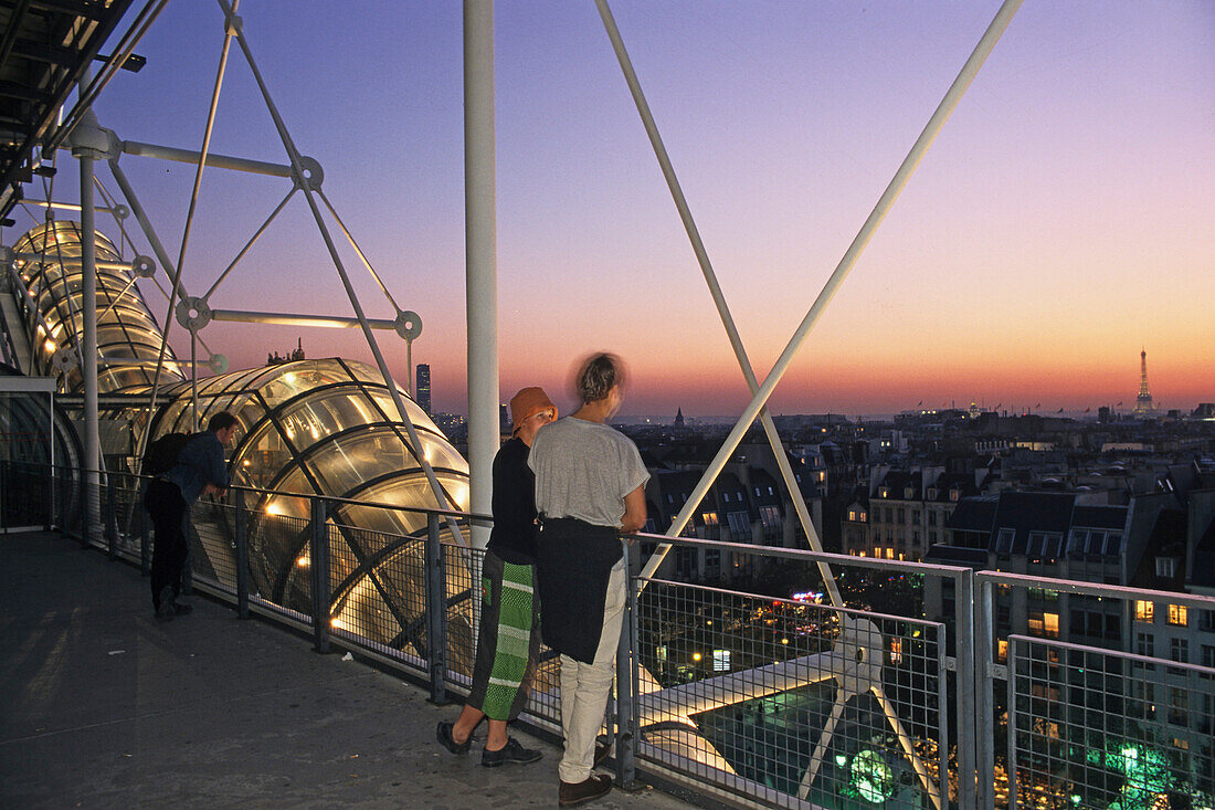 Centre Georges Pompidou, Pompidou Centre in the Beaubourg area, museum of modern art, 4e Arrondissement, Paris, France