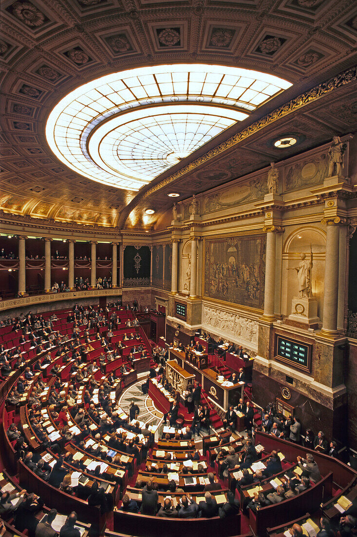 French National Assembly, French Government, Palais Bourbon, 7th Arrondissement, Paris, France