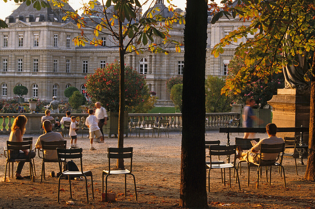 Jardin du Luxembourg, largest public park in Paris, 6e Arrondissement, Paris, France